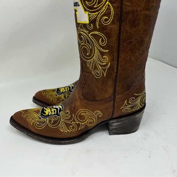 Gameday boots Appalachian State Mountaineers Leather Cowboy Boot university - Picture 8 of 14